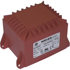 Printtransformator 25 VA Primair: Secundair: 25 VA 85/409 Weiss Elektrotechnik