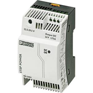 Phoenix Contact STEP-PS/1AC/24DC1.75 - DC-power supply 85...264V/24V 42W STEP-PS/1AC/24DC1.75