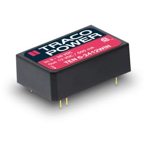 TracoPower DC/DC autoconverter 24 V/DC 5 V/DC 1.2 A 6 W Aantal uitgangen: 1 x