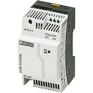 Phoenix Contact STEP-PS/ 1AC/12DC/3 - DC-power supply 85...264V/12V 36W STEP-PS/ 1AC/12DC/3