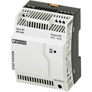 Phoenix Contact STEP-PS/1AC/24DC/2.5 - DC-power supply 85...264V/24V 60W STEP-PS/1AC/24DC/2.5