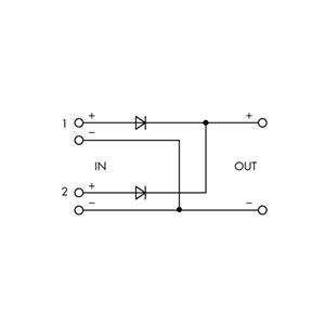 WAGO 787-886 DIN-rail redundantie module 40 A