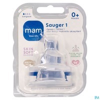 MAM Flesspeen size 1 0 maanden 2-pack