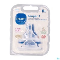 Mam Flessenspeen Skin Soft Silicone Maat 3