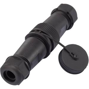 trucomponents TRU COMPONENTS 1094581 Ronde connector adapter Stekker, recht, Bus, recht Totaal aantal polen: 4 1 stuk(s)