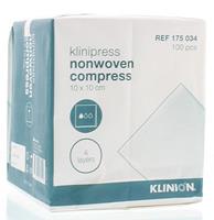 Non Woven Compres 10 X 10 Cm 4 Laags (100st)