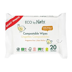 Eco by Naty Sensitive Baby-PflegetÃ¼cher - ohne Duftstoffe / Reisepa...