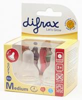 Difrax Flesspeen Medium Natural (2st)