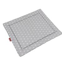 Bopita boxkleed stars grijs/wit 95x75 cm