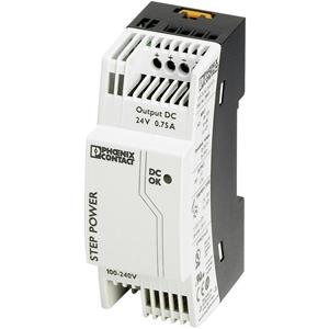 STEP-PS/1AC/24DC0.75 - DC-power supply 85...264V/24V 18W STEP-PS/1AC/24DC0.75