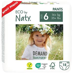 Naty Pull Up Pants: Maat 6 X-Large 16+ kg 18 stuks