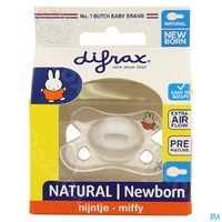 Difrax Nijntje Fopspeen Natural Newborn