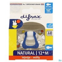 Difrax Fopspeen Natural 12+ Nijntje