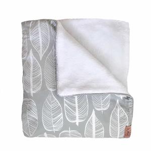 Witlof for kids Beleaf Ledikantdeken Warm Grey 60 x 120 cm