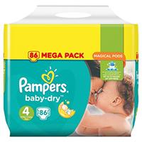 Pampers Baby Dry - Maat 4 - Jumbo Pack - 86 luiers