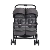 Joie Zwillingsbuggy AireTwin inkl. Regenverdeck, Dark Pewter grau Gr. bis 30 kg
