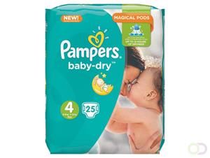 Pampers Luiers Baby Dry Maat-4 Maxi Plus 9-20kg Jumbo Pluspack 76-Luiers