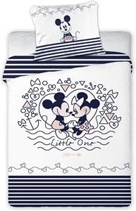 Disney dekbedovertrek Mickey & Minnie Mouse 100x140cm/60x40cm