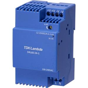 TDK-Lambda DRL60-12-1 DIN-rail netvoeding 12 V 4.5 A 54 W Inhoud 1 stuk(s)