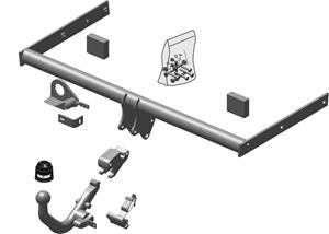 seat Afneembare trekhaak 533900