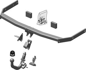 Diagonaal Afneembare Trekhaak Brink Ref. 524500