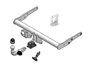 volkswagen Afneembare trekhaak 468400