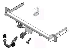 Diagonaal Afneembare Trekhaak Brink Ref. 440600