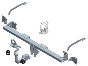Diagonaal Afneembare Trekhaak Brink Ref. 586000