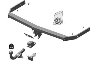 Diagonaal Afneembare Trekhaak Brink Ref. 491700