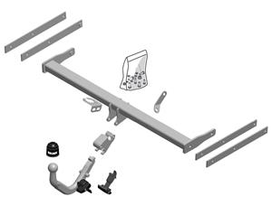 Diagonaal Afneembare Trekhaak Brink Ref. 584800