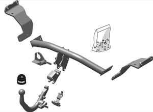 hyundai Afneembare trekhaak 561100