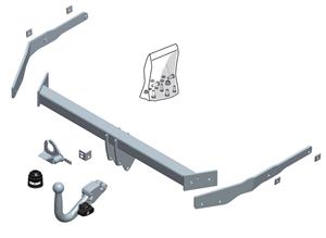 Diagonaal Afneembare Trekhaak Brink Ref. 546200