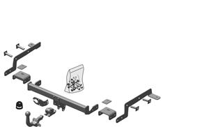 Diagonaal Afneembare Trekhaak Brink Ref. 507600