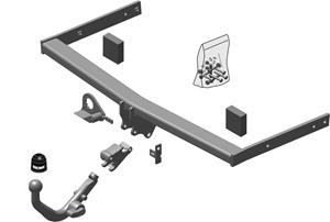 Diagonaal Afneembare Trekhaak Brink Ref. 452000