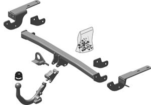 Diagonaal Afneembare Trekhaak Brink Ref. 417900