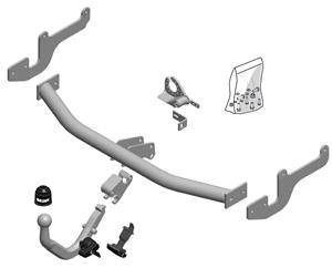 Diagonaal Afneembare Trekhaak Brink Ref. 568500
