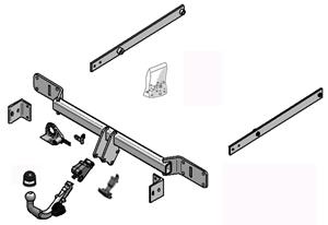 Diagonaal Afneembare Trekhaak Brink Ref. 493500