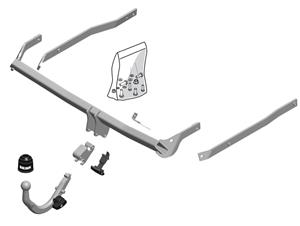 Diagonaal Afneembare Trekhaak Brink Ref. 559300