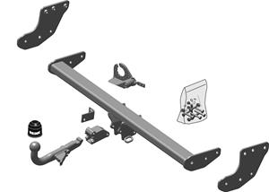 Horizontaal Afneembare Trekhaak Brink Ref. 404400