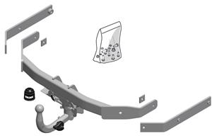 Audi Wegdraaibare trekhaak, Manueel wegdraaibaar 545500