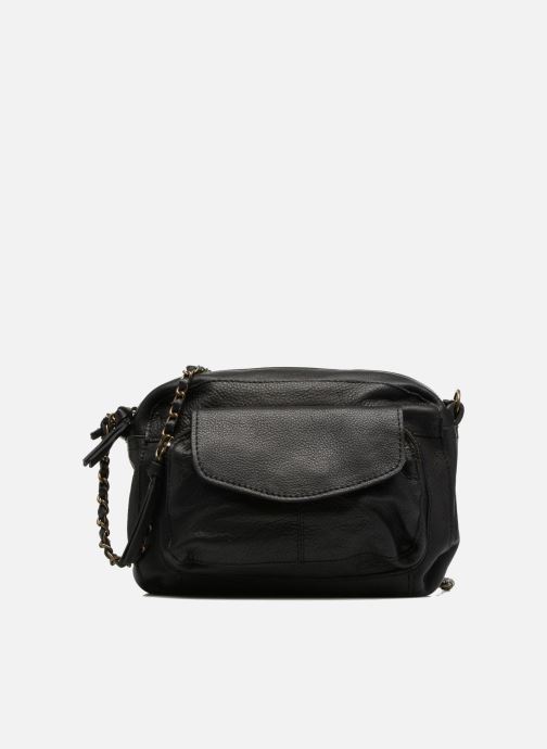 PIECES Leren Crossbodytas Dames Zwart