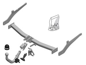Diagonaal Afneembare Trekhaak Brink Ref. 574600