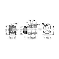 hyundai Compressor, airconditioning