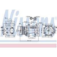 Nissens A/C compressor  NIS 891044