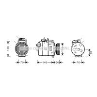 audi Compressor, airconditioning
