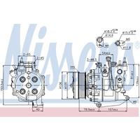 honda Compressor, airconditioning 89247
