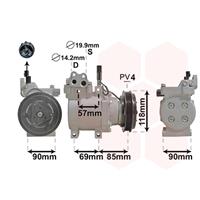 nissan Compressor, airconditioning 1300K429
