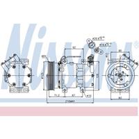 dacia Compressor, airconditioning 89064