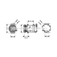 peugeot Compressor, airconditioning