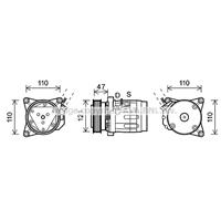 opel Compressor, airconditioning